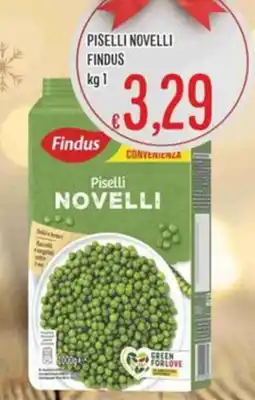 IperSisa Piselli novelli FINDUS offerta