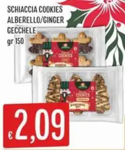 IperSisa Schiaccia cookies alberello/ginger GECCHELE offerta