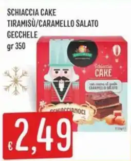 IperSisa Schiaccia cake tiramisu/caramello salato GECCHELE offerta