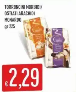 IperSisa Torroncini morbidi/ ostiati arachidi MONARDO offerta
