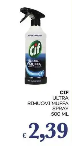 Pilato Cif ultra rimuovi muffa spray offerta