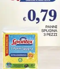 Pilato Panni spugna 3 pezzi offerta