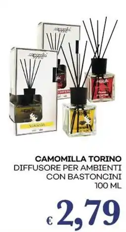 Pilato Camomilla torino diffusore per ambienti con bastoncini offerta
