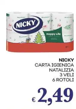 Pilato Nicky carta igienica natalizia offerta