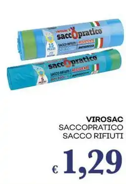 Pilato Virosac saccopratico sacco rifiuti offerta