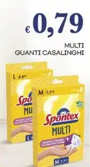 Pilato Spontex multi guanti casalinghi offerta
