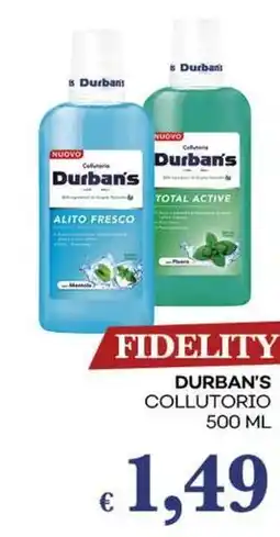 Pilato Durban's collutorio offerta
