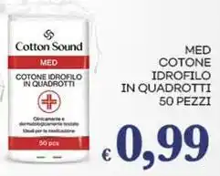 Pilato Med cotone idrofilo in quadrotti offerta