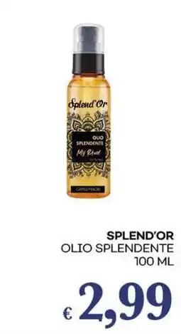 Pilato Splend'or olio splendente offerta
