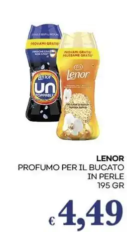 Pilato Lenor profumo per il bucato in perle offerta