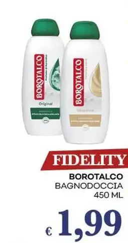 Pilato Borotalco bagnodoccia offerta