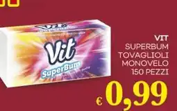 Pilato Vit superbum tovaglioli monovelo offerta