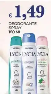 Pilato Lycia deodorante spray offerta