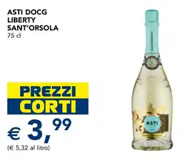 Esselunga Asti docg liberty SANT'ORSOLA offerta