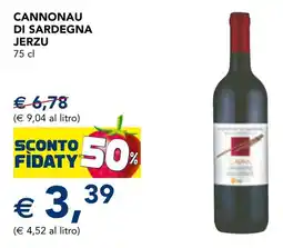 Esselunga Cannonau di sardegna JERZU offerta