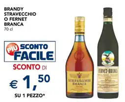 Esselunga Brandy stravecchio o fernet branca offerta