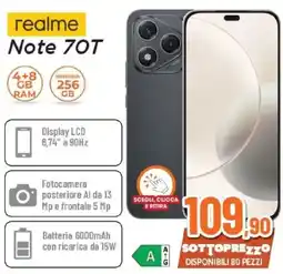 Expert realme Note 70T offerta