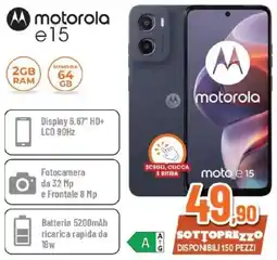 Expert motorola e 15 offerta
