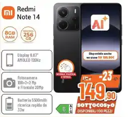 Expert Xiaomi Redmi Note 14 offerta