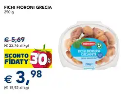 Esselunga Noberasco fichi fioroni grecia offerta