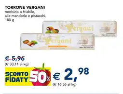 Esselunga Torrone VERGANI offerta