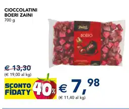 Esselunga Cioccolatini boeri ZAINI offerta