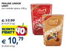 Esselunga Praline lindor LINDT offerta