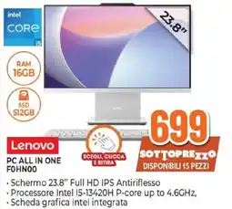 Expert Lenovo PC ALL IN ONE FOHN00 offerta