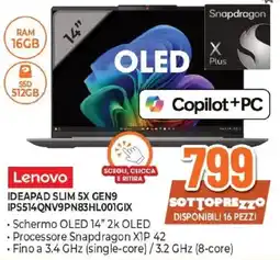 Expert Lenovo IDEAPAD SLIM 5X GEN9 IPS514QNV9PN83HL001GIX offerta