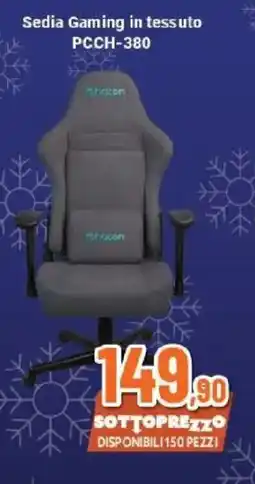 Expert nacon Sedia Gaming in tessuto PCCH-380 offerta