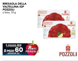 Esselunga Bresaola della valtellina igp POZZOLI offerta