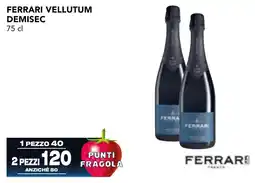 Esselunga Ferrari VELLUTUM DEMISEC offerta