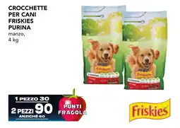 Esselunga Crocchette per cani friskies PURINA offerta