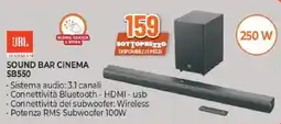Expert JBL SOUND BAR CINEMA SB550 offerta