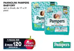 Esselunga Pannolini PAMPERS BABY-DRY offerta