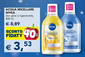 Esselunga Acqua micellare NIVEA offerta