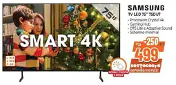 Expert SAMSUNG TV LED 75" 75DU7 offerta