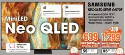 Expert SAMSUNG NEOQLED SERIE QN70F offerta