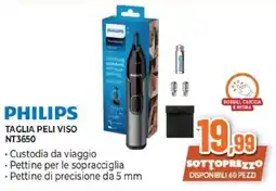 Expert PHILIPS TAGLIA PELI VISO NT3650 offerta