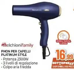 Expert Melchionifamily phon per capelli platinum style offerta