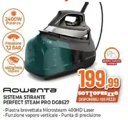 Expert Rowenta SISTEMA STIRANTE PERFECT STEAM PRO DG8627 offerta