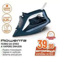 Expert Rowenta FERRO DA STIRO A VAPORE DW4308 offerta