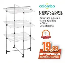 Expert Colombo stendino a torre icaro30 verticale offerta