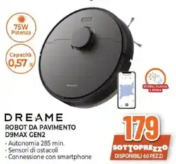 Expert DREAME ROBOT DA PAVIMENTO D9MAX GEN2 offerta
