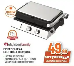 Expert Melchionifamily BISTECCHIERA ELETTRICA 118330014 offerta