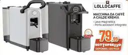 Expert Lollocaffe macchina da caffè a cialde kremia offerta