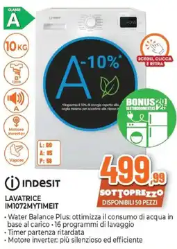 Expert INDESIT LAVATRICE IM1072MYTIMEIT offerta