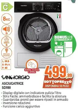 Expert SANGIORGIO ASCIUGATRICE SDR81 offerta