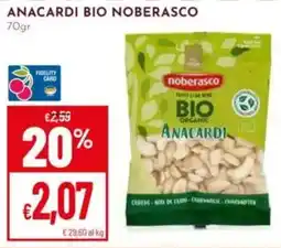 Pan Anacardi bio NOBERASCO offerta