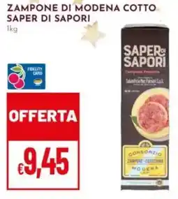 Pan Zampone di modena cotto SAPER DI SAPORI offerta